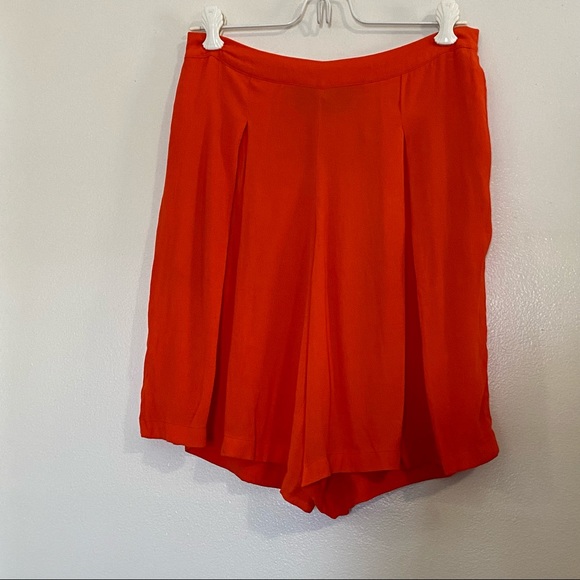 Anthropologie Sunday in Brooklyn Rayon High Waist Wide Leg Short Sz 2 - Picture 7 of 15